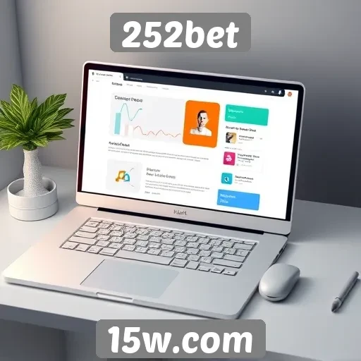 Avaliação da interface do site 252bet